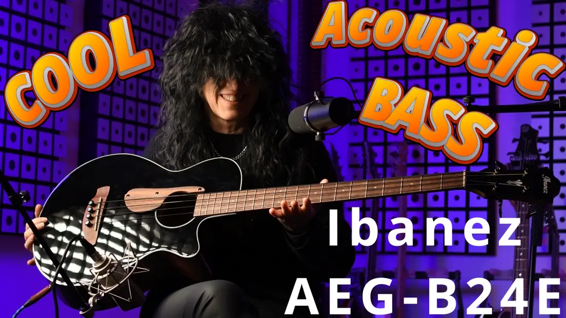 Ibanez AEG-B24E Acoustic Bass Sound Demo