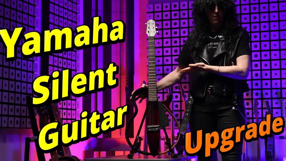 🎸 Yamaha Silent Guitar SLG200S upgrade: look what I've done! + Sound Demo 🎶